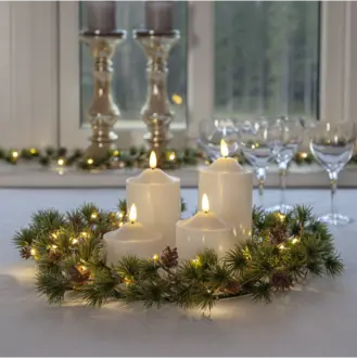 LED Blockljus Flamme
