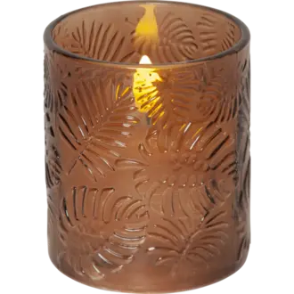 LED Blockljus Flamme Leaf