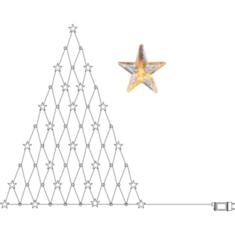 Ljusnät Star Curtain