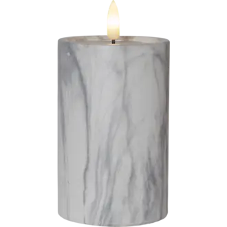 LED Blockljus Flamme Marble