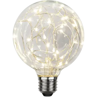 LED-lampa E27 G95 Decoled